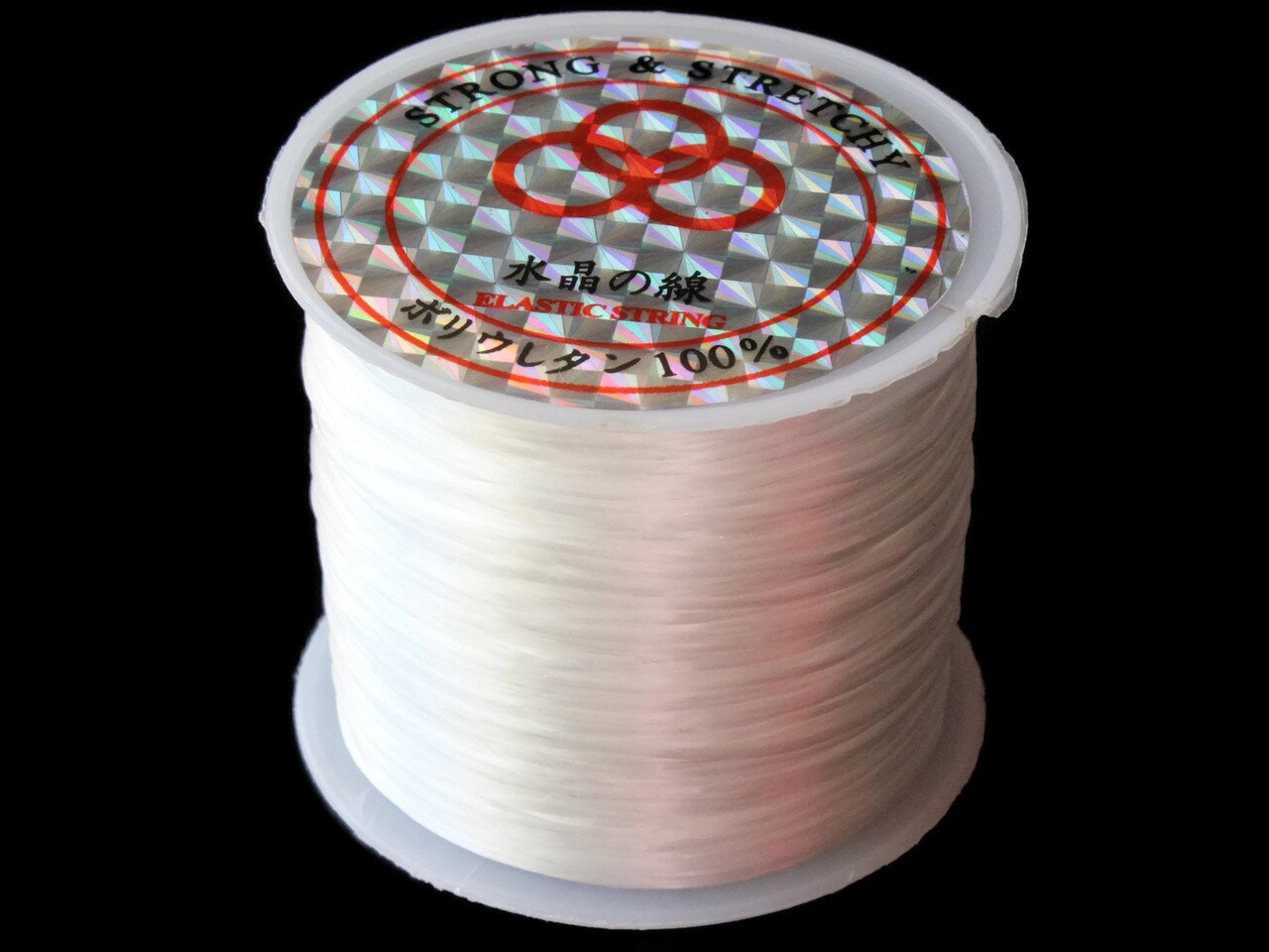 196 Feet Stretchy Cord 0.8mm White Elastic Thread 60 Meters per roll of String bH3